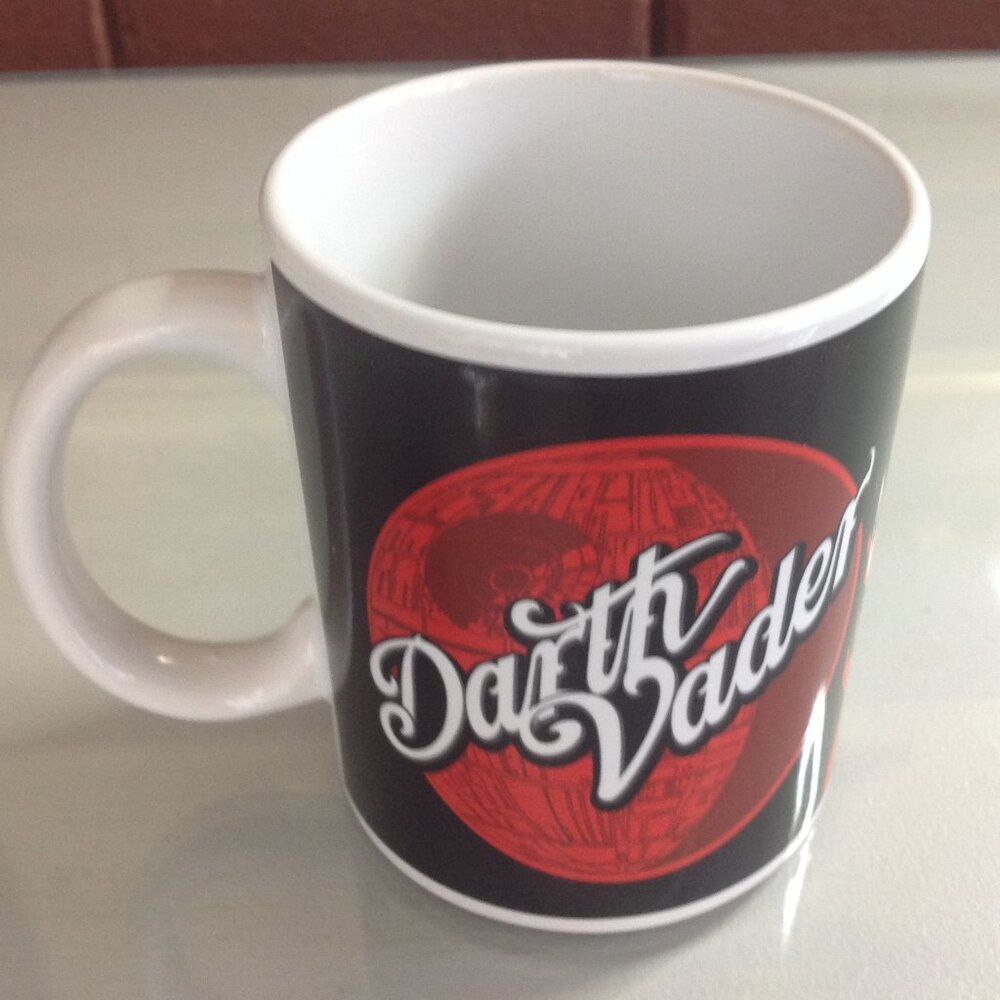 Star Wars Ceramic  Darth Vader Coffee Mug. Officially Licensed Star Wars product